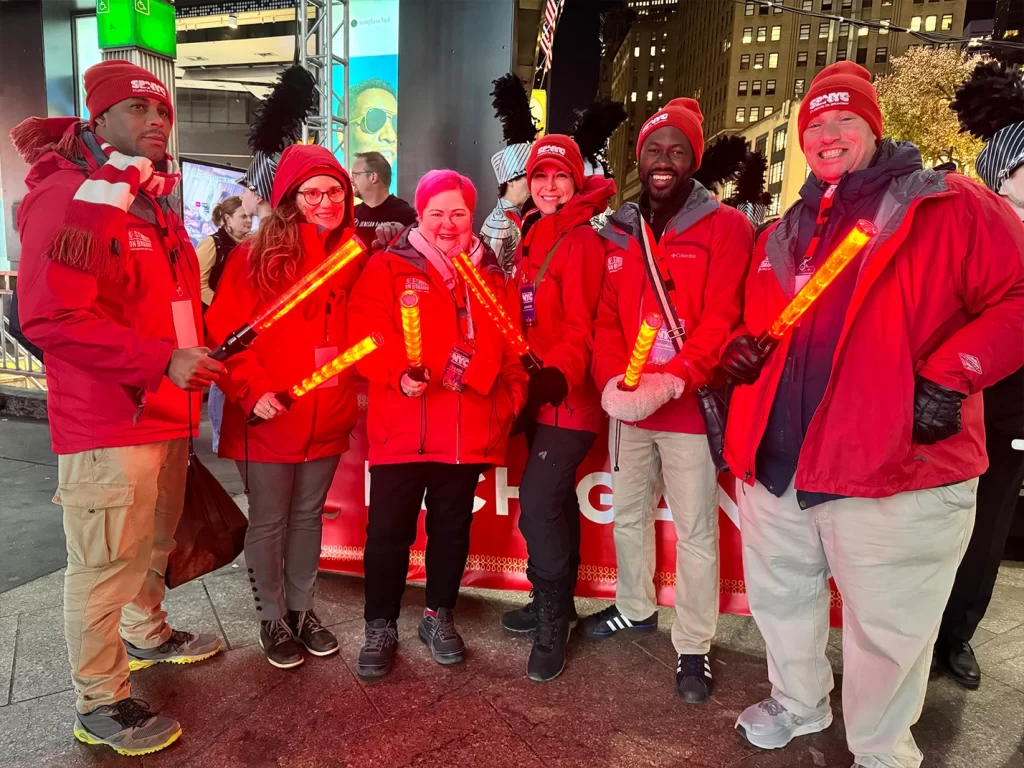 Students On Broadway red jacket team providing student group travel management
